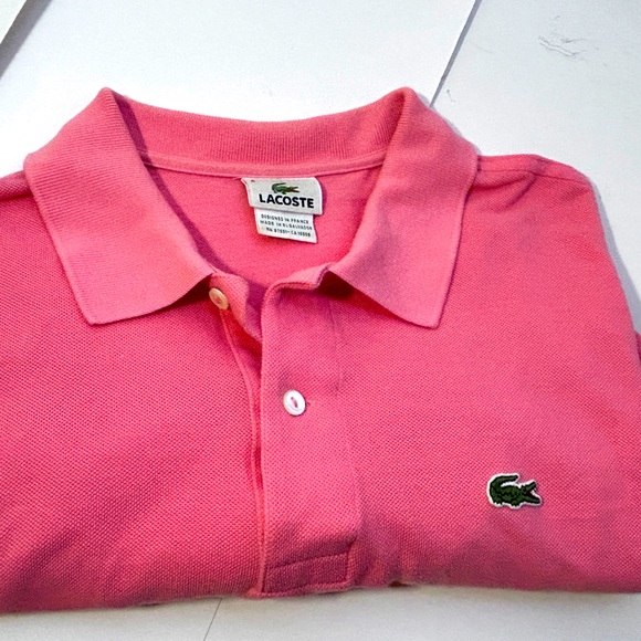 Lacoste Other - LACOSTE Men’s Classic Fit Original Polo Shirt Pink Men Polos Big Tall 3XL